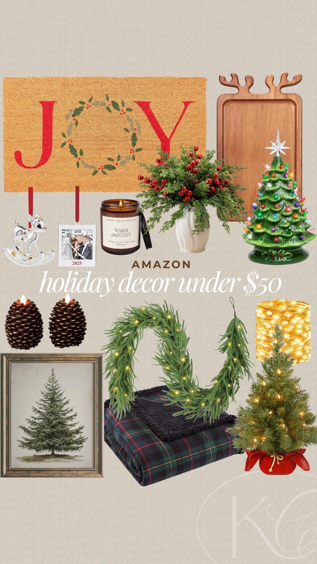 Amazon has tons of last minute holiday decor or decor that can last the entire winter. I love the garland and tree art  

#LTKHome #LTKSeasonal #LTKHoliday