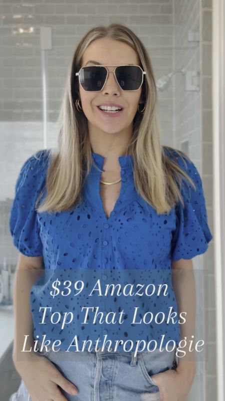 $39 Amazon Top that Looks Like Anthropologie, comes in tons of colors. I’m wearing a Medium