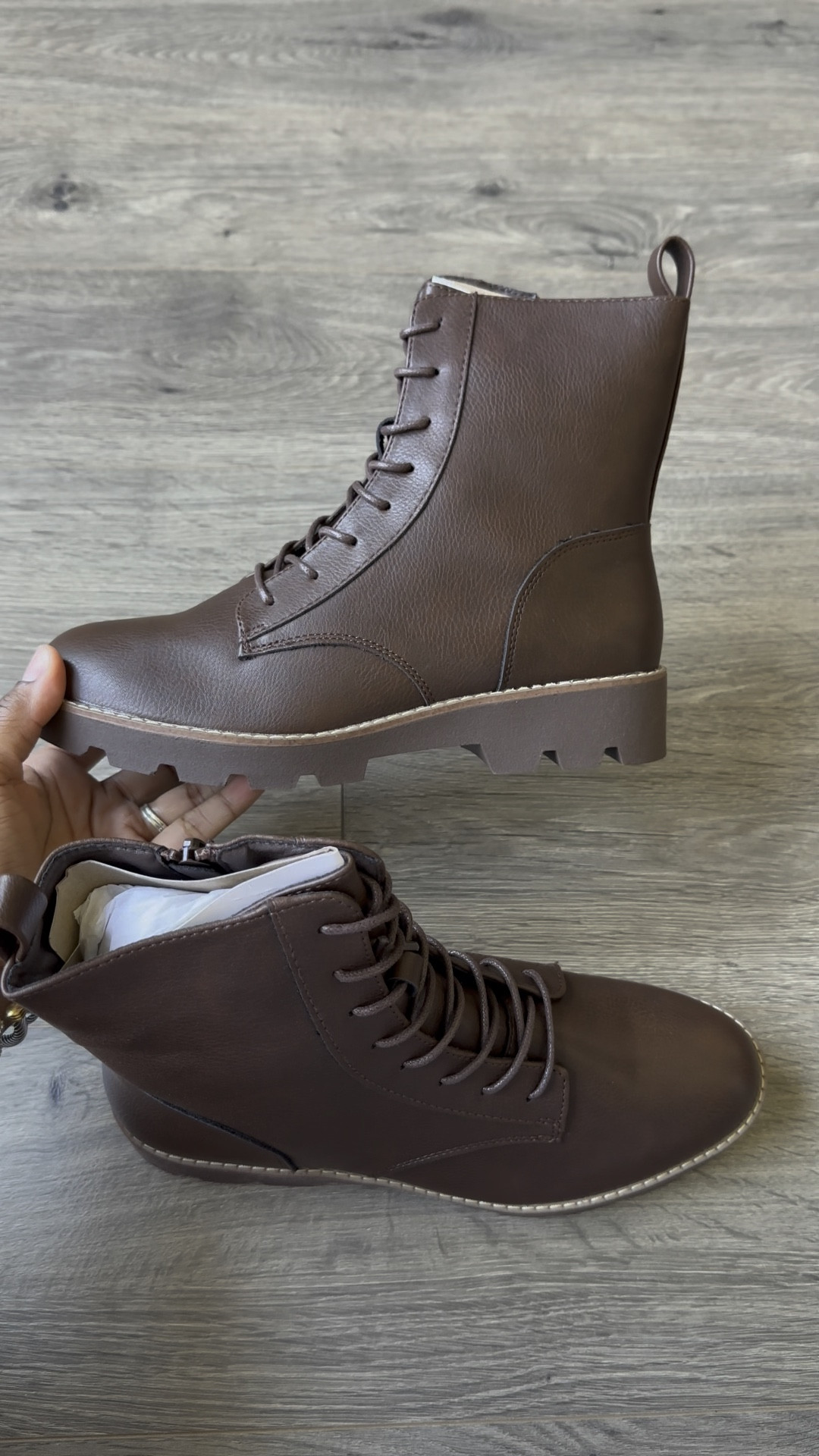 #ad I went with my normal size. •••

lace up boots, brown booties, fall boots, winter boots, women’s boots, combat boots

#LTKFallSale #LTKVideo #LTKShoeCrush