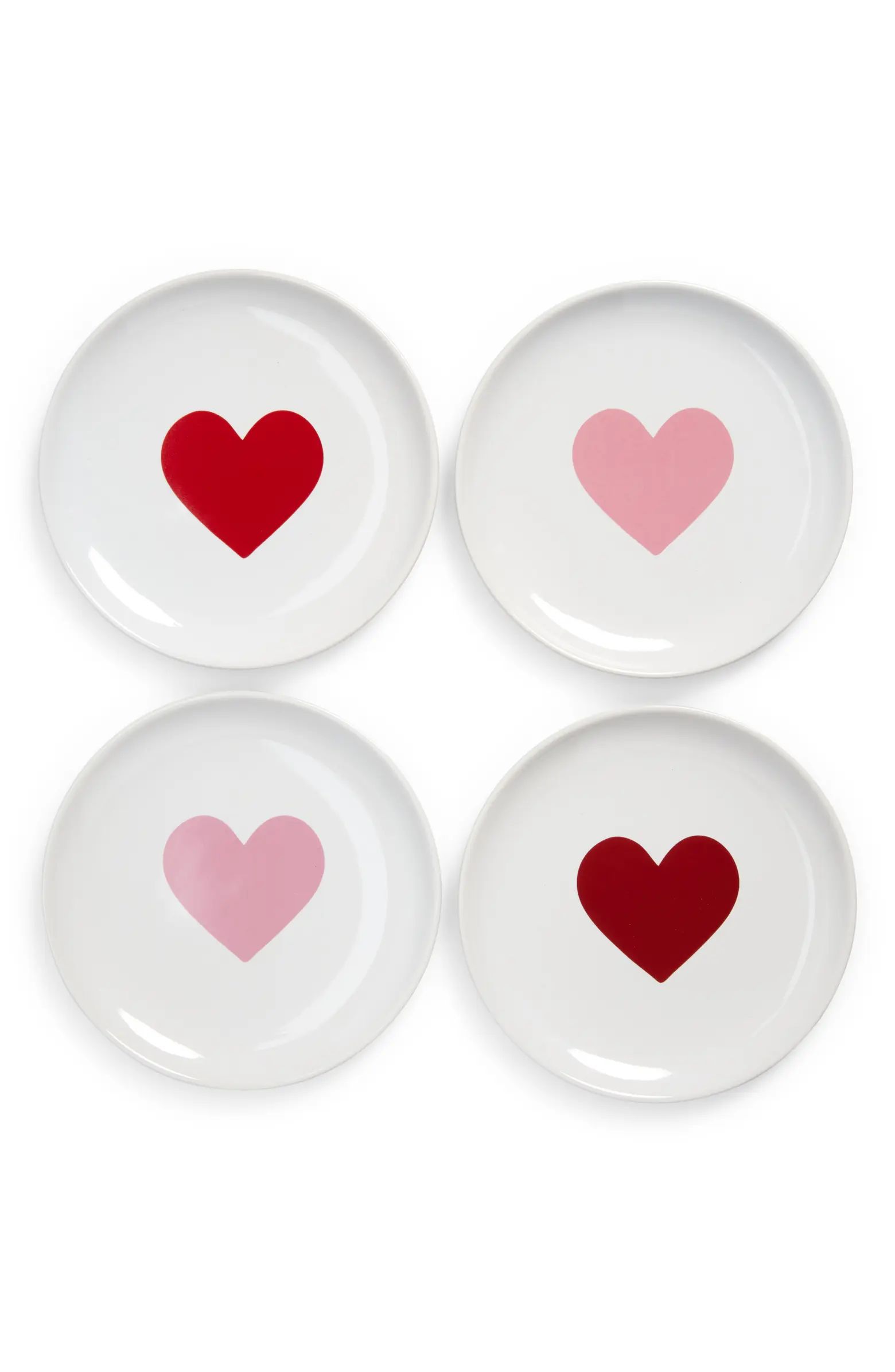 Now Designs Set of 4 Valentine Appetizer Plates | Nordstrom | Nordstrom