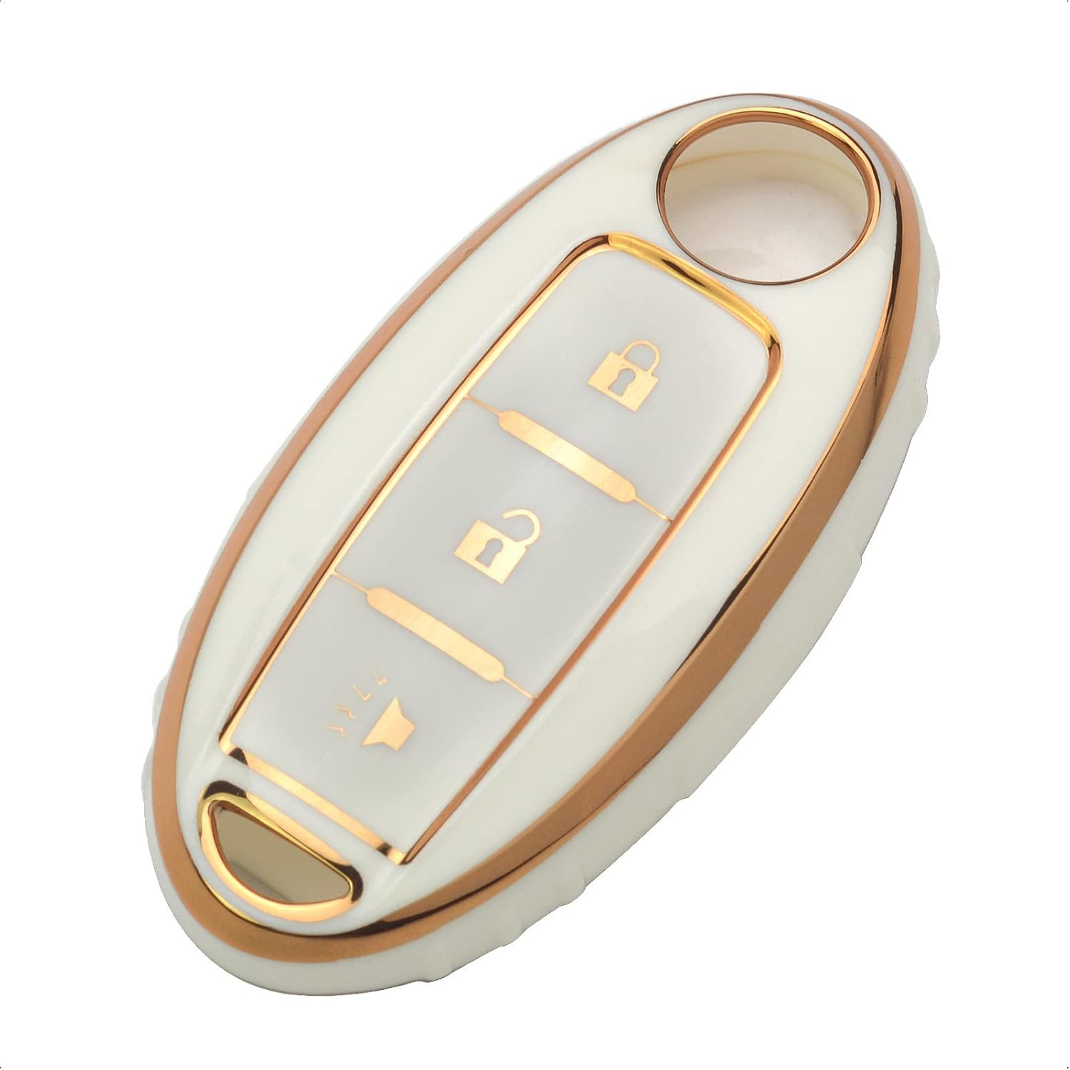 SK CUSTOM White TPU Key Fob Case Cover for Infiniti EX35 EX37 FX35 FX37 FX45 FX50 Q70 QX50 QX70 f... | Amazon (US)