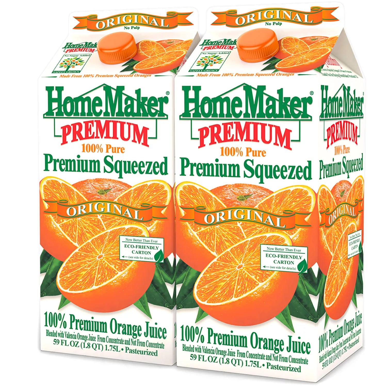 Homemaker Orange Juice 59 fl. oz., 2 pk. | Sam's Club