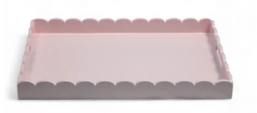 Pink Lacquered Tray | The Enchanted Home