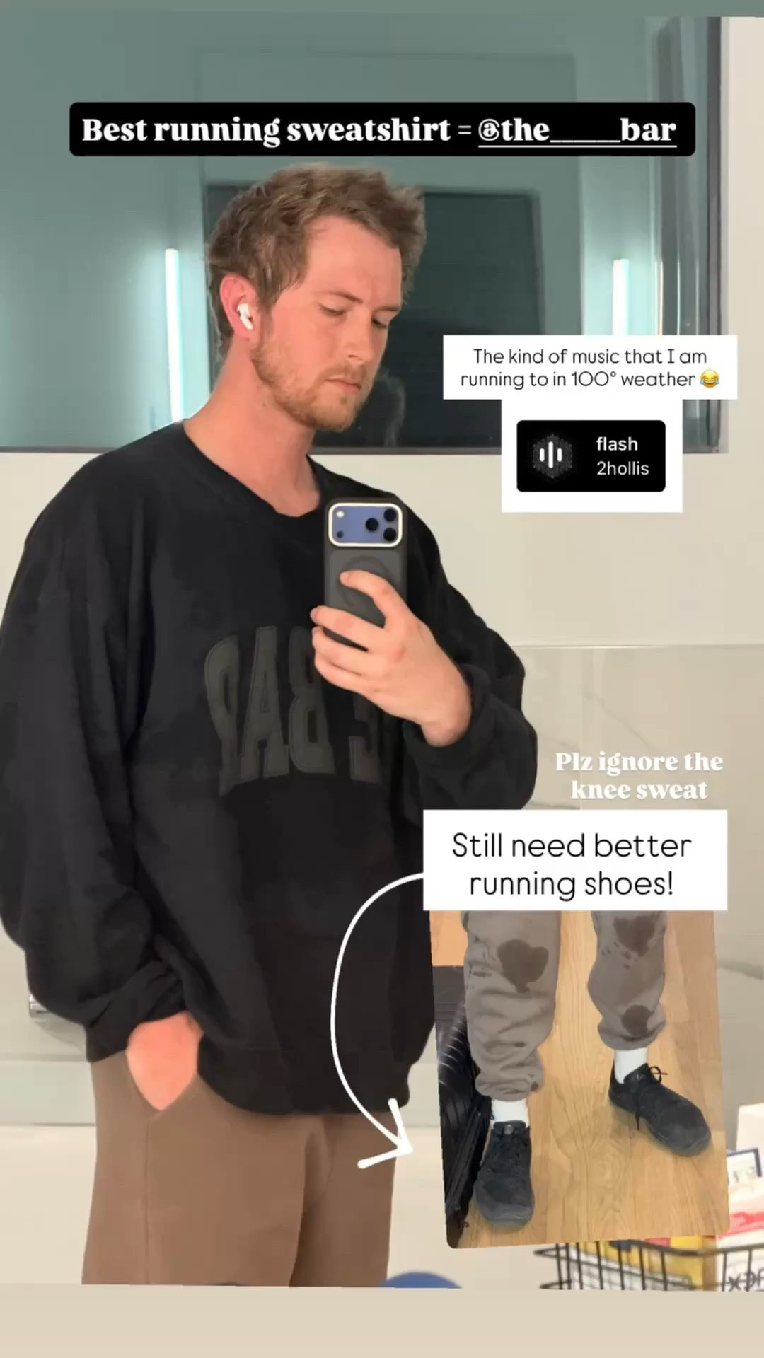 Tay still needs better running shoes! Plz ignore the knee sweat 😅 

One of his favorite running sweatshirts = @The Bar 

Hoping they’ll restock! You can sign up for notifications on their website by clicking the first product link! Poshmark also has tons of these — click the second link to shop!

#LTKootd #LTKMens #LTKActive
