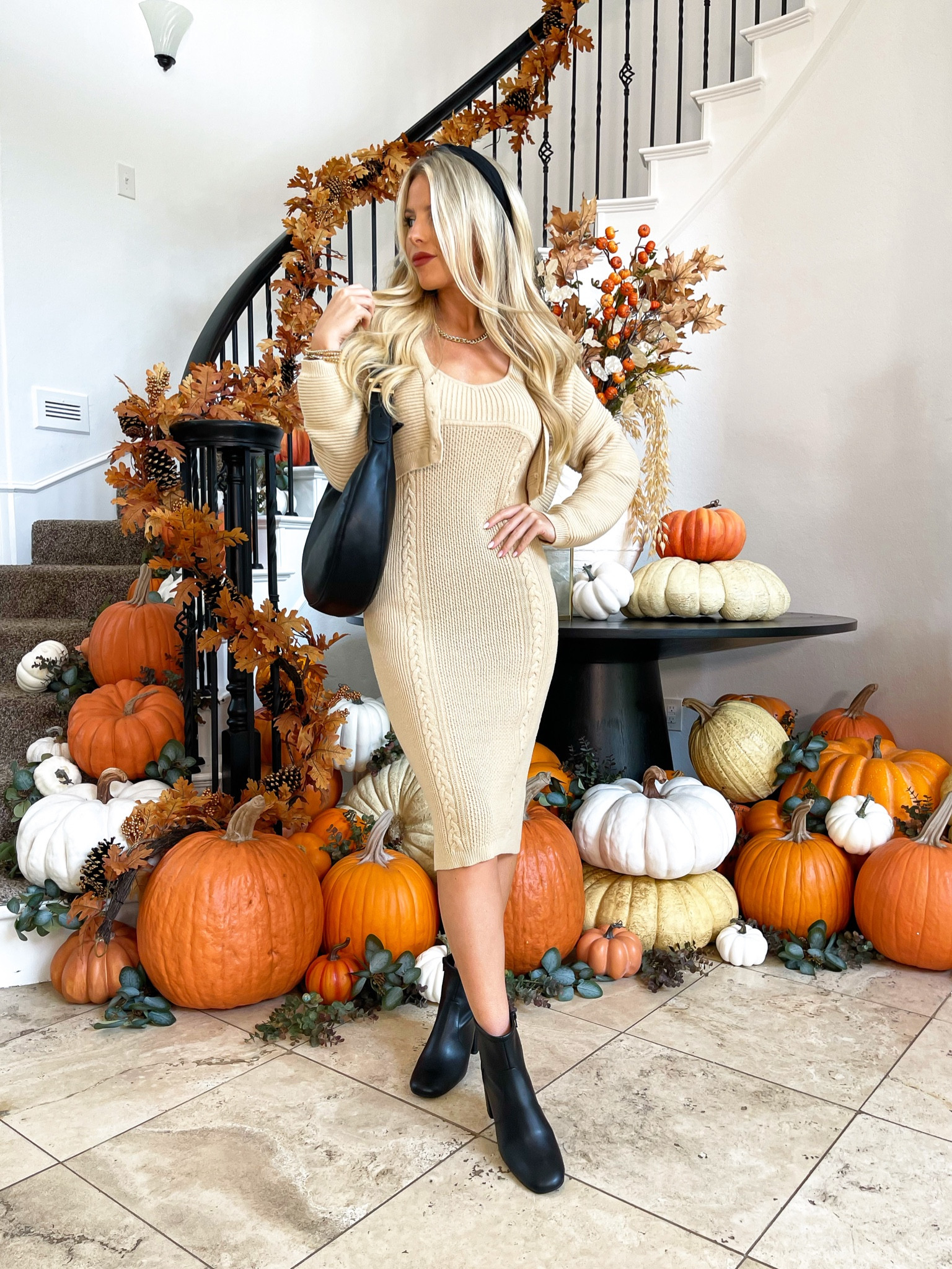 Sweater set. Sweater dress. Black booties 

#walmart #walmartfashion @walmartfashion #liketkit

#LTKSeasonal #LTKunder50