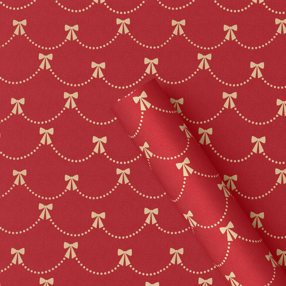 30" 20 sq ft Christmas Roll Wrap Bow Garland - Wondershop™ | Target