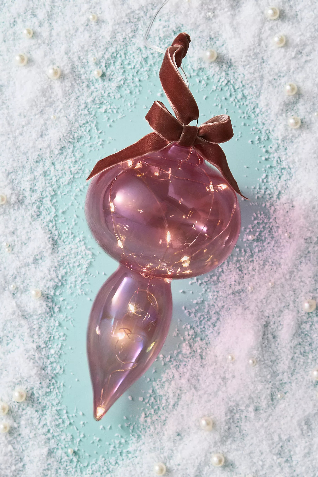 Stellar Glass Light-Up Ornament | Anthropologie (US)
