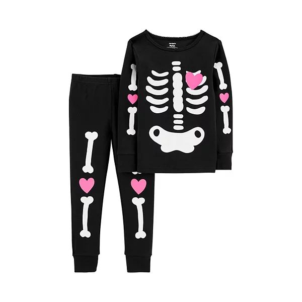 Toddler Carter's Halloween Skeleton Pajama Set | Kohl's