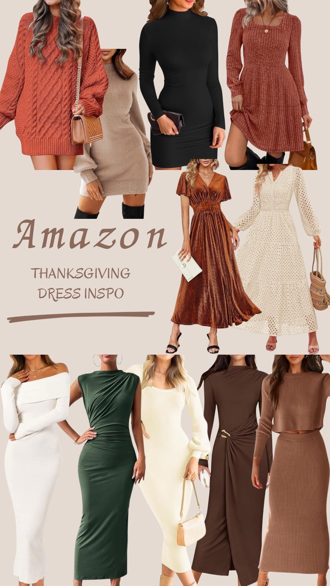 Thanksgiving Dress Inspo from Amazon

#amazon #fall #country #festival #boots #jacket #coat #sweater #dress #boots #denim #jeans #leather #brownsuede #espressobrown #polkadot #burgundycoat #butteryellowsweater #thanksgiving #photos #familyphotos #holidays #gift #giftguide

#LTKGiftGuide #LTKCyberWeek #LTKHoliday