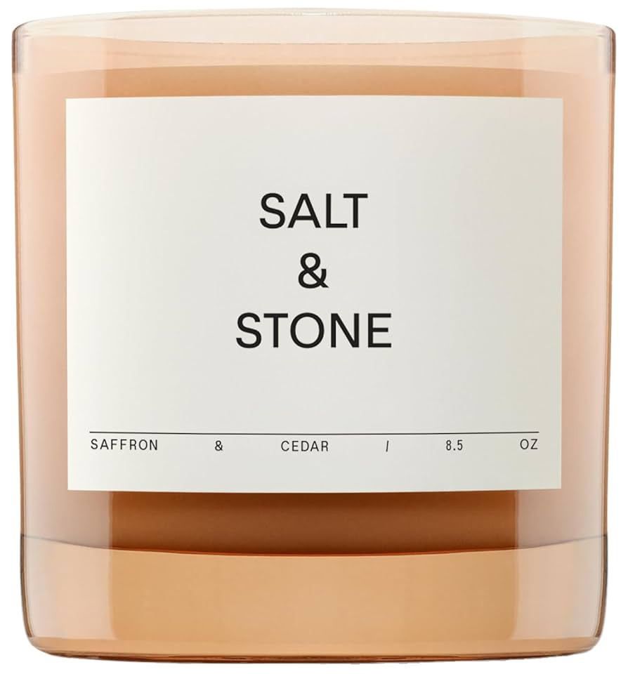 SALT & STONE Scented Candle for Women & Men | Hand-Poured, Aromatic & Fragrant | Coconut & Soy Bl... | Amazon (US)