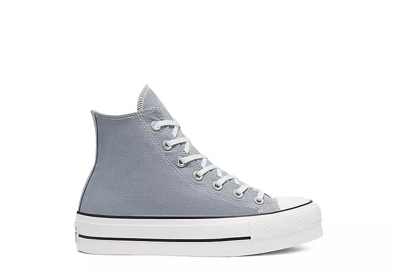 Converse Womens Chuck Taylor All Star High Top Lift Sneaker - Grey | Rack Room Shoes