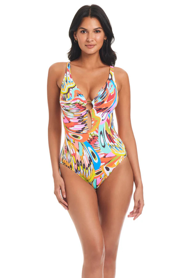 Break The Mold Cross Back One-Piece Swimsuit | Bleu Rod Beattie