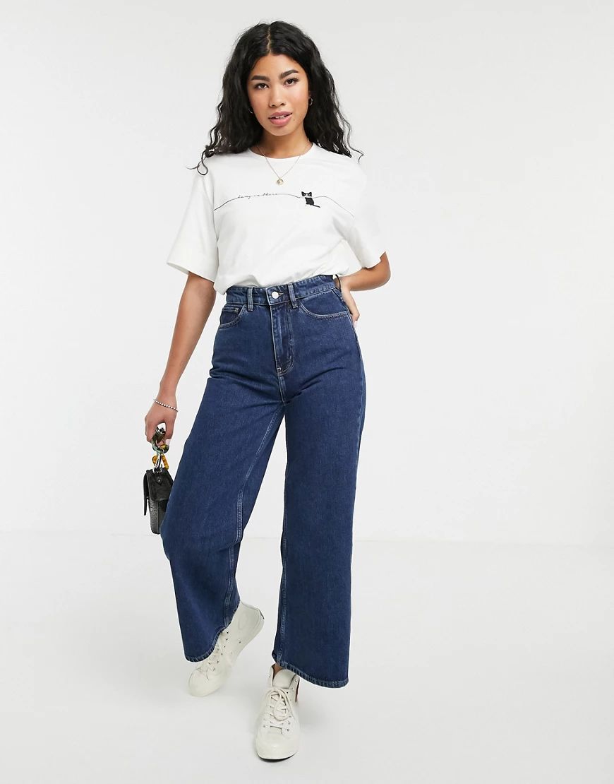 People Tree wide leg jeans-Blue | ASOS (Global)