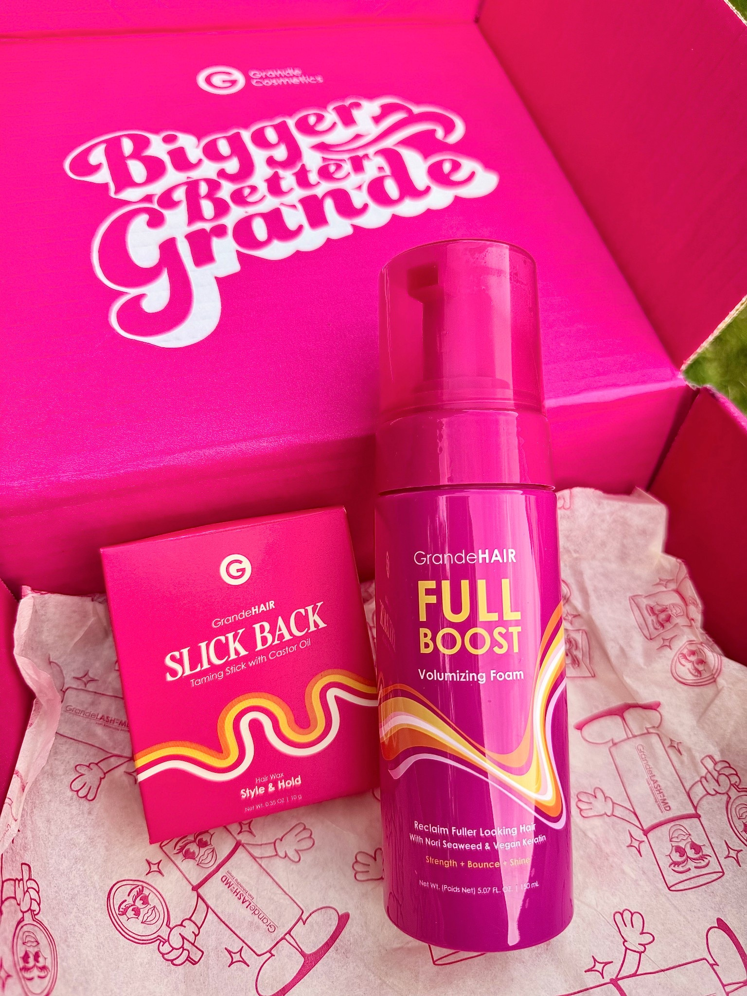 The ultimate slick-back starter pack ✨ Loving this combo from Grande Cosmetics for volume + that clean, snatched look. Linked both so you can get the same effect 💁‍♀️ #SlickBackBun #HairGoals #GrandeCosmetics

#LTKBeauty #LTKFindsUnder50 #LTKStyleTip