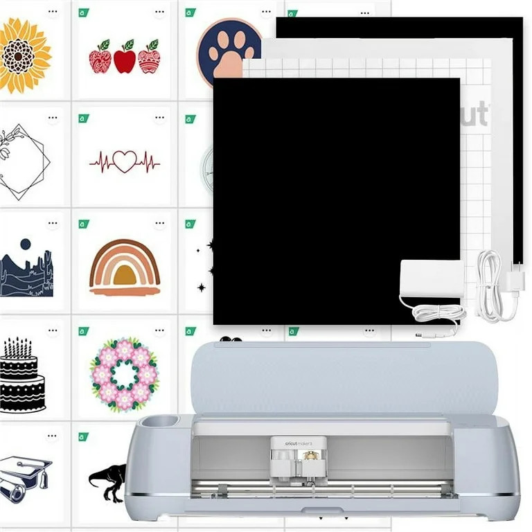 Cricut Maker 3 Smart Die-Cutting Machine, Mist + $50 Digital Content | Walmart (US)
