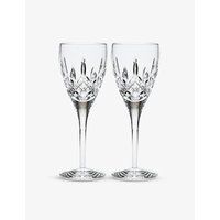Lismore Nouveau crystal wine glasses set of two | Selfridges