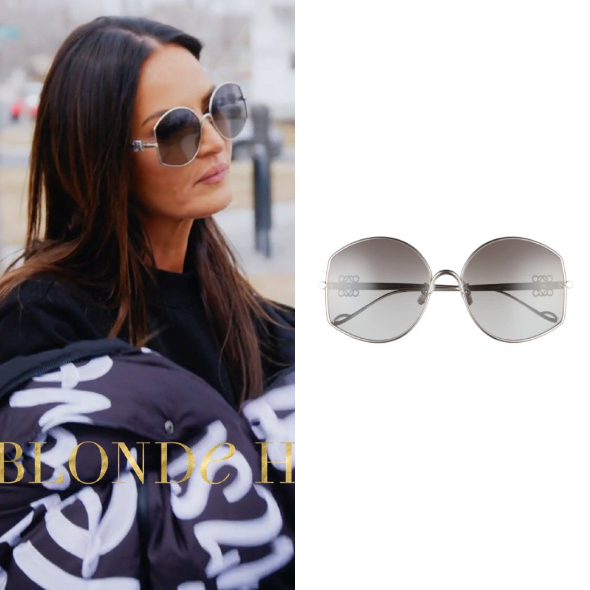 Round About // Get Details On Lisa Barlow’s Silver Round Sunglasses With The Link In Our Bio #RHOSLC #LisaBarlow 