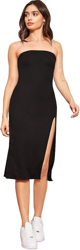 Black Bootube Dress | Amazon (US)