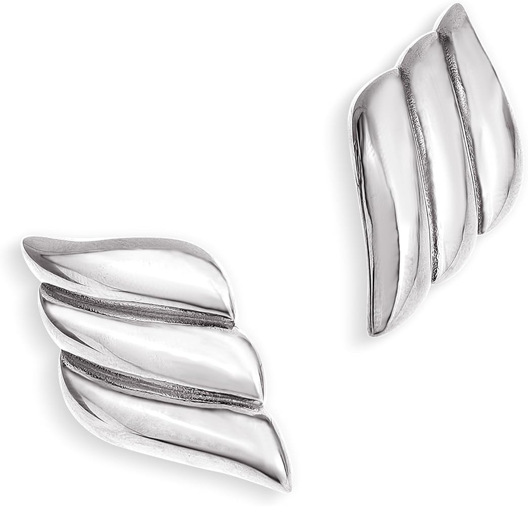 Chunky Big Square Geometric Stud Earrings for Women, Trendy Large Statement Vintage Textured Dome... | Amazon (US)