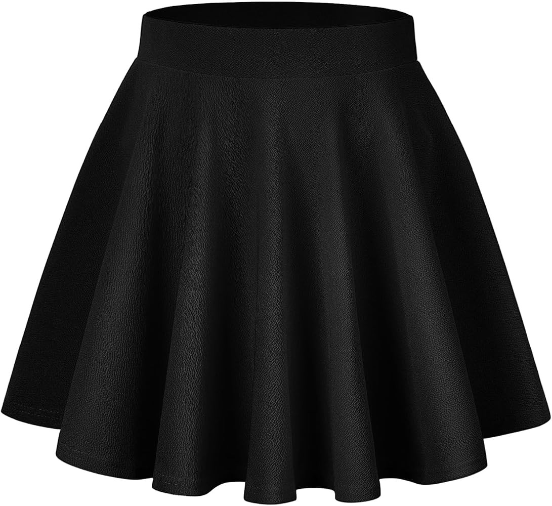 TRIWORKS Elegante Rock mit Hose Drunter Basic Hohe Taille Hosenrock | Amazon (DE)