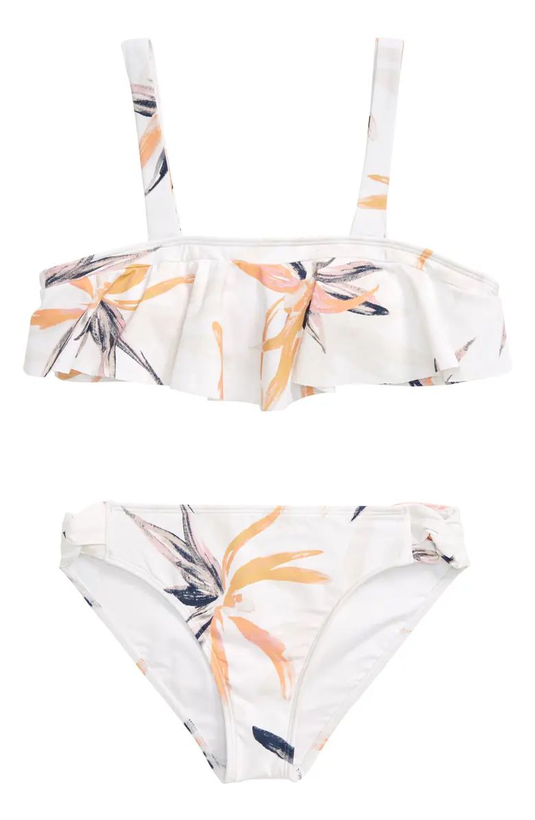 Alexi Palm Two-Piece Swimsuit | Nordstrom