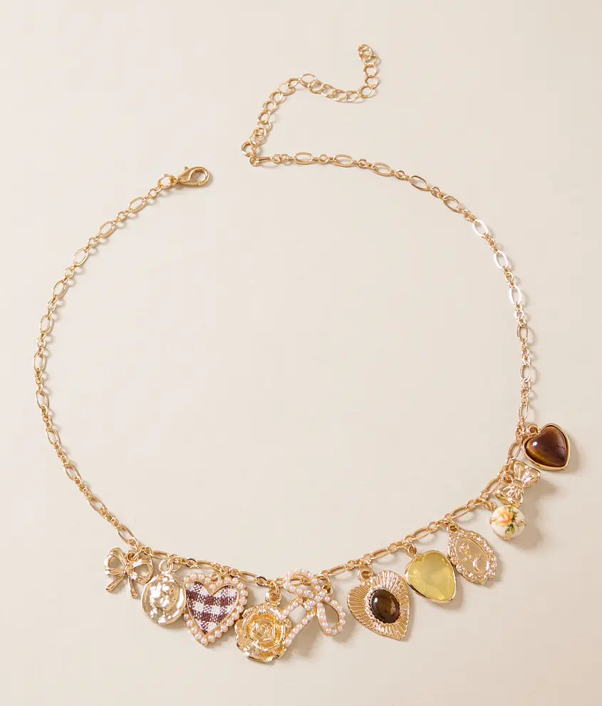 Heart Charm Necklace | Buckle