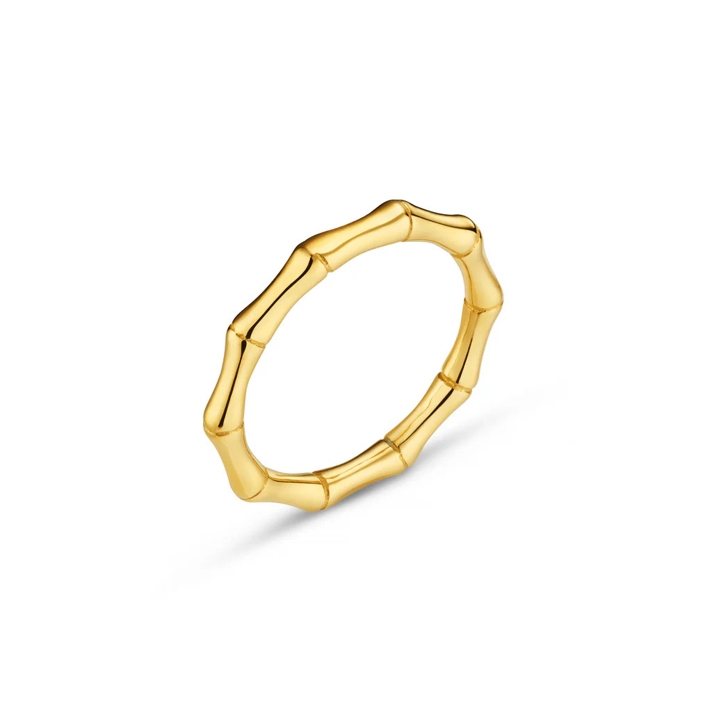 LUXE Polished Bamboo Ring | Orelia