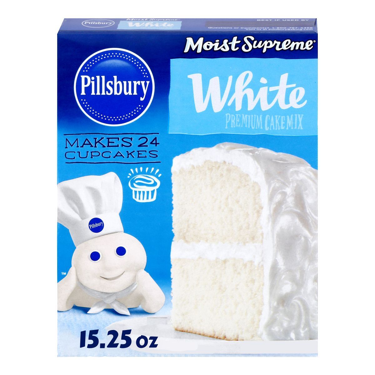 Pillsbury Moist Supreme White Cake Mix - 15.25oz | Target