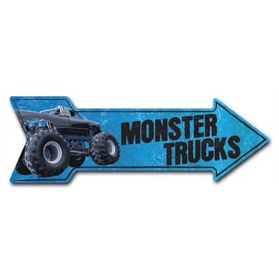 Monster Trucks Sign | Wayfair North America
