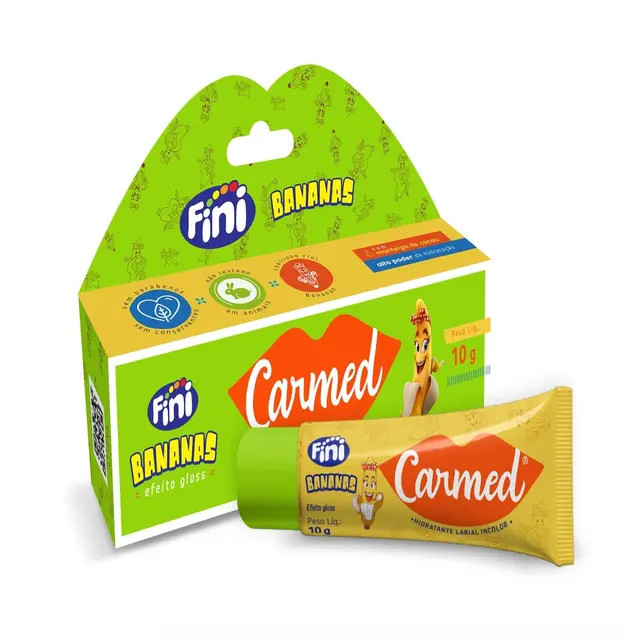 Hidratante Labial Carmed Fini Bananas Efeito Gloss 10g: Oferta | Droga Raia | DrogaRaia (BR)
