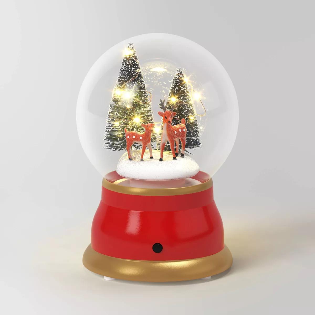 Animated Lit Deer Christmas Snow Globe - Wondershop™ | Target