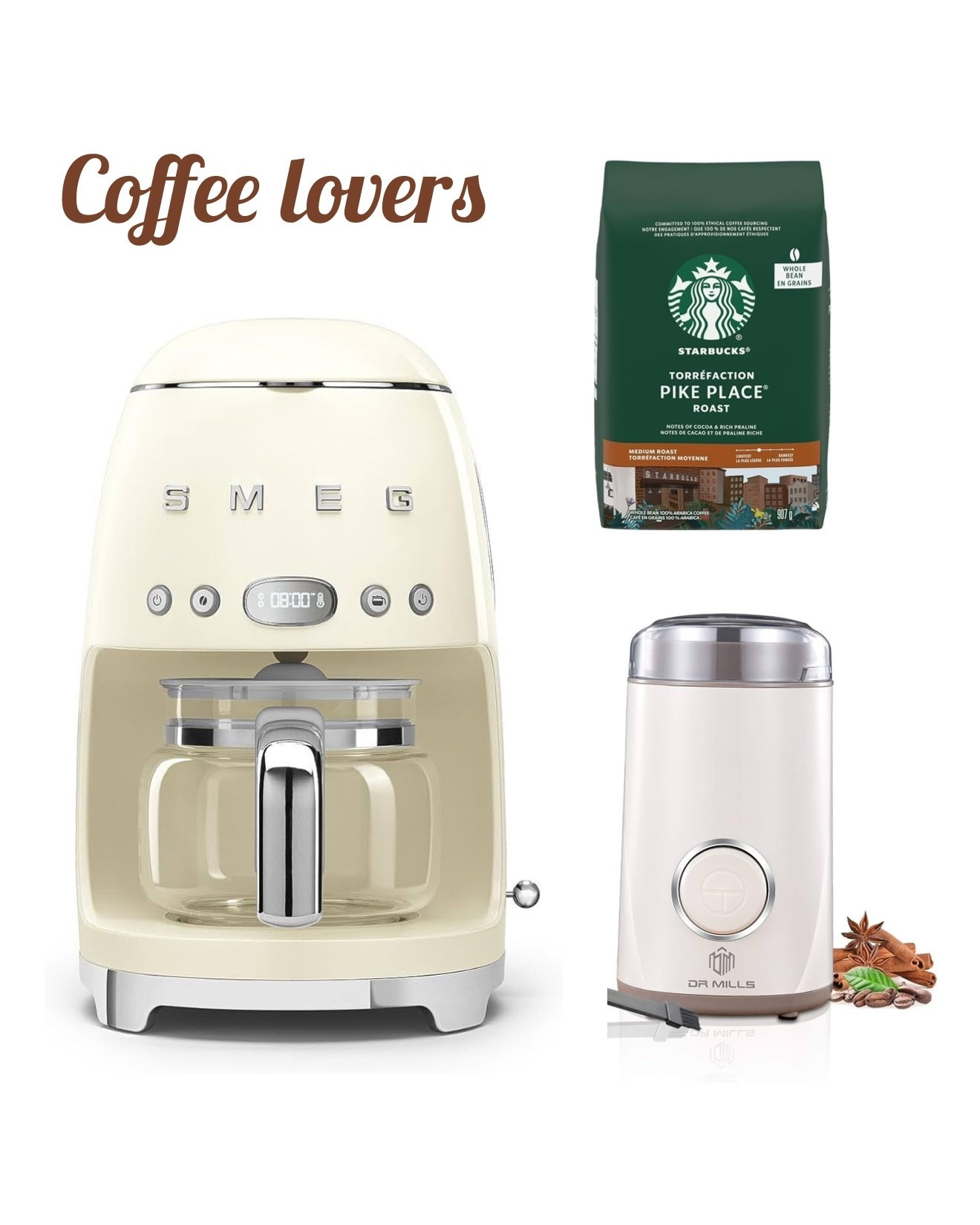 Coffee in hand ☕️
Coffee machine, Smeg, coffee maker, grinder, coffee beans 

#LTKhome #LTKgiftguide #LTKwinter