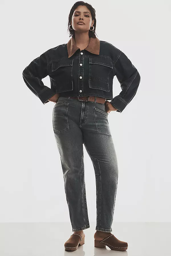 The Wanderer Mid-Rise Relaxed Jeans by Pilcro | Anthropologie (US)