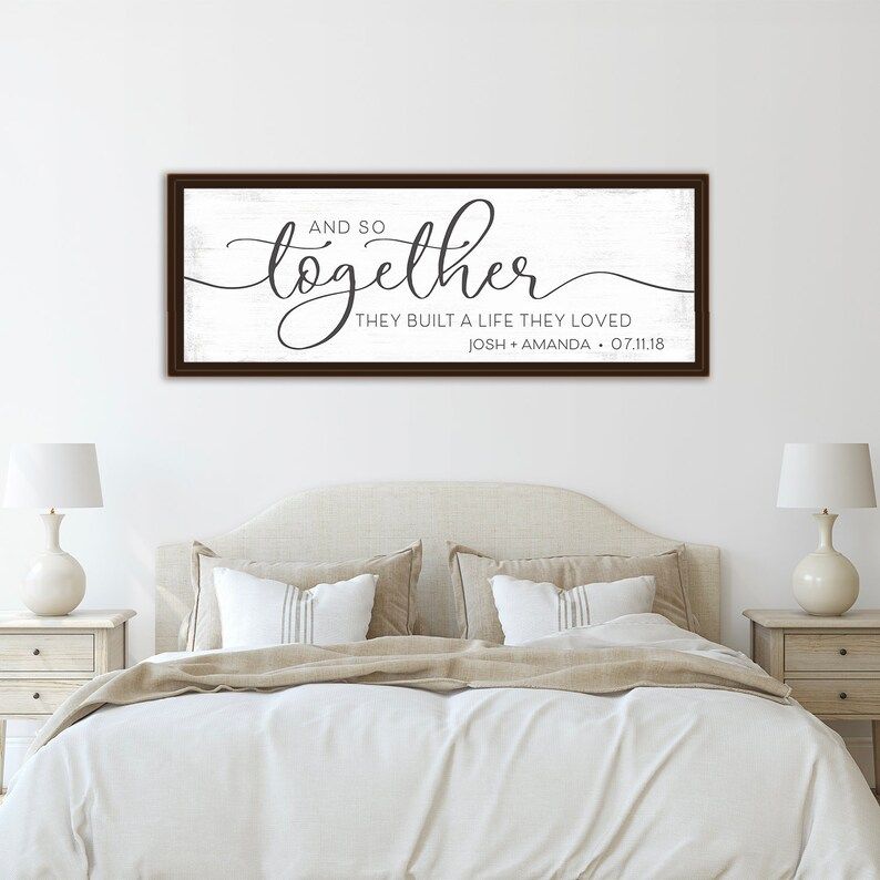 And So Together They Built A Life They Loved Sign | Etsy | Etsy (US)
