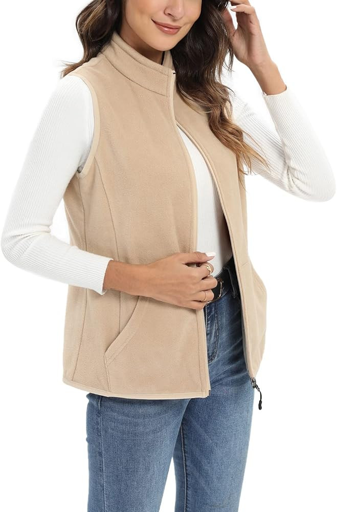 Xeoxarel Women's Fleece Vest with 6 Pockets XS-XXL | Amazon (CA)