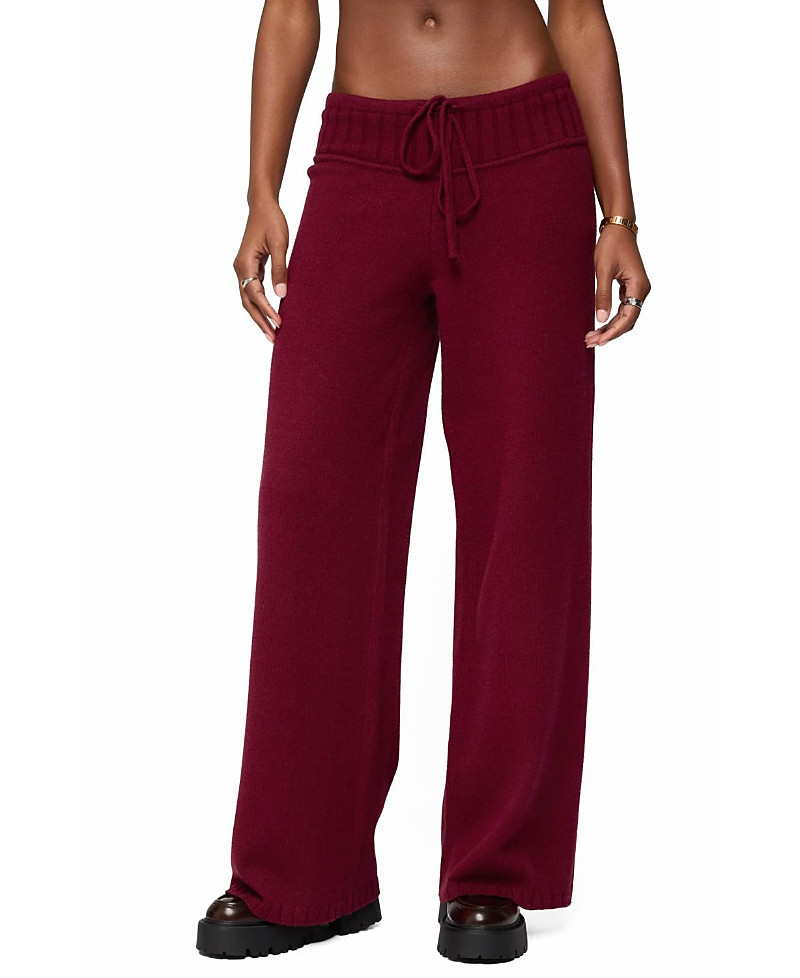 Edikted Russell Straight Leg Knit Pants | Bloomingdale's (US)