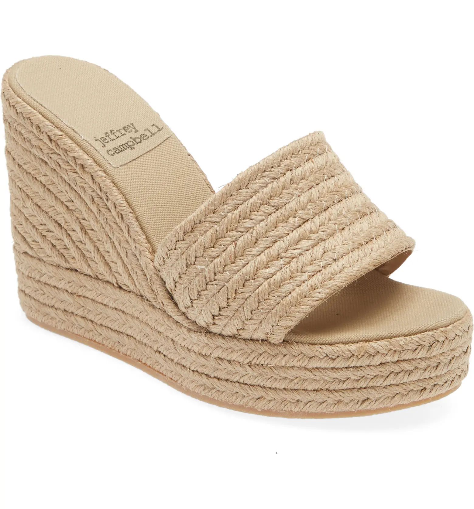 Sunlit Raffia Platform Wedge Sandal (Women) | Nordstrom