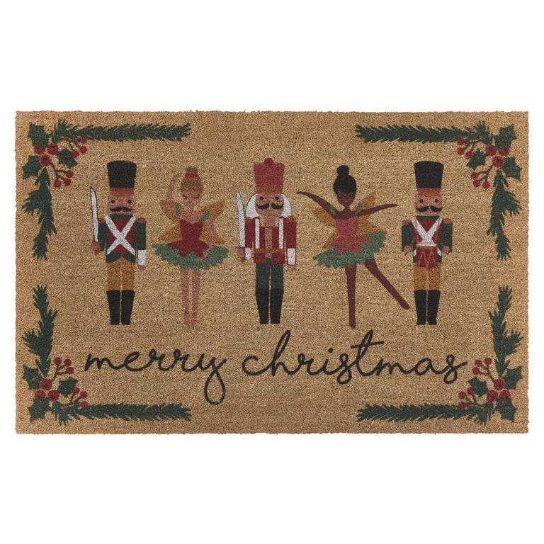 My Texas House Multicolor Nutcracker Ballet Outdoor Coir Doormat, 30" x 48" | Walmart (US)
