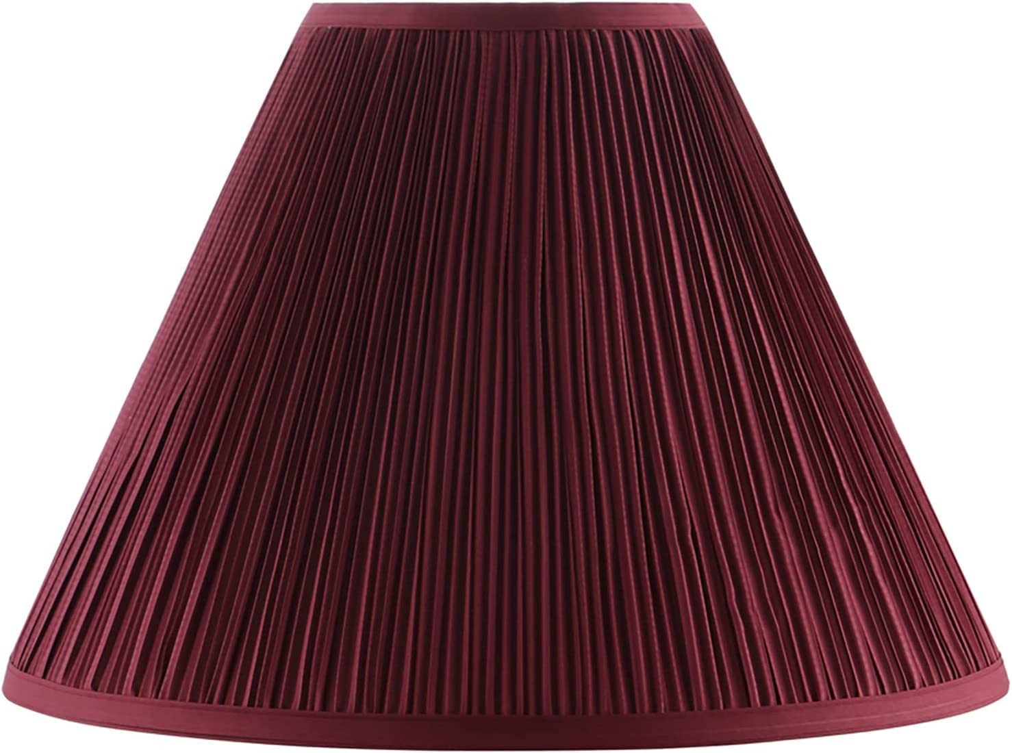 Aspen Creative 33194, Transitional Hardback Empire Mushroom Pleated Rich Red Spider Shade, 6" Top... | Amazon (US)