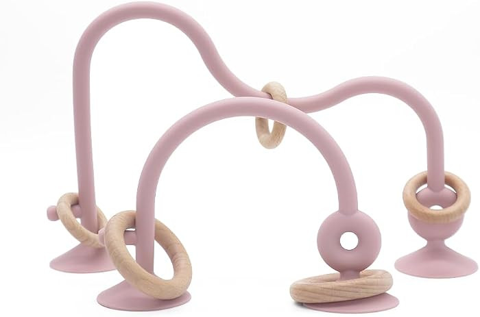 High Chair Toys with Suction Cups for Infant Toddlers,Food Grade Silicone Teething Toy for Kids 6... | Amazon (US)