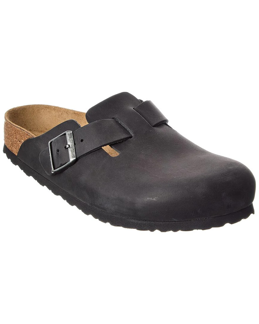Birkenstock Boston BS Narrow Leather Clog | Shop Simon