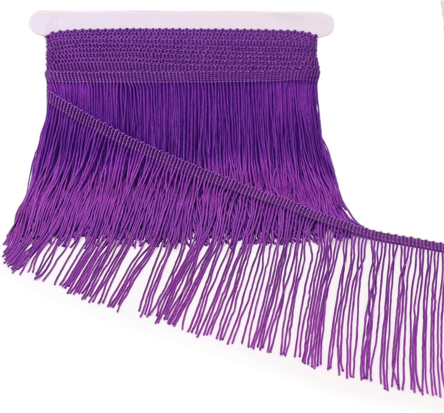 GXTIZAS Purple Fringe Trim 5 Yards Fringe Tassel Trim Chainette Sewing Lace Trim for DIY Crafts C... | Amazon (US)