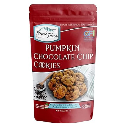 Mom's Place Gluten-Free Pumpkin Chocolate Chip Cookie Mix, 1-Pack - Easy to Make, 18 Servings - N... | Amazon (US)