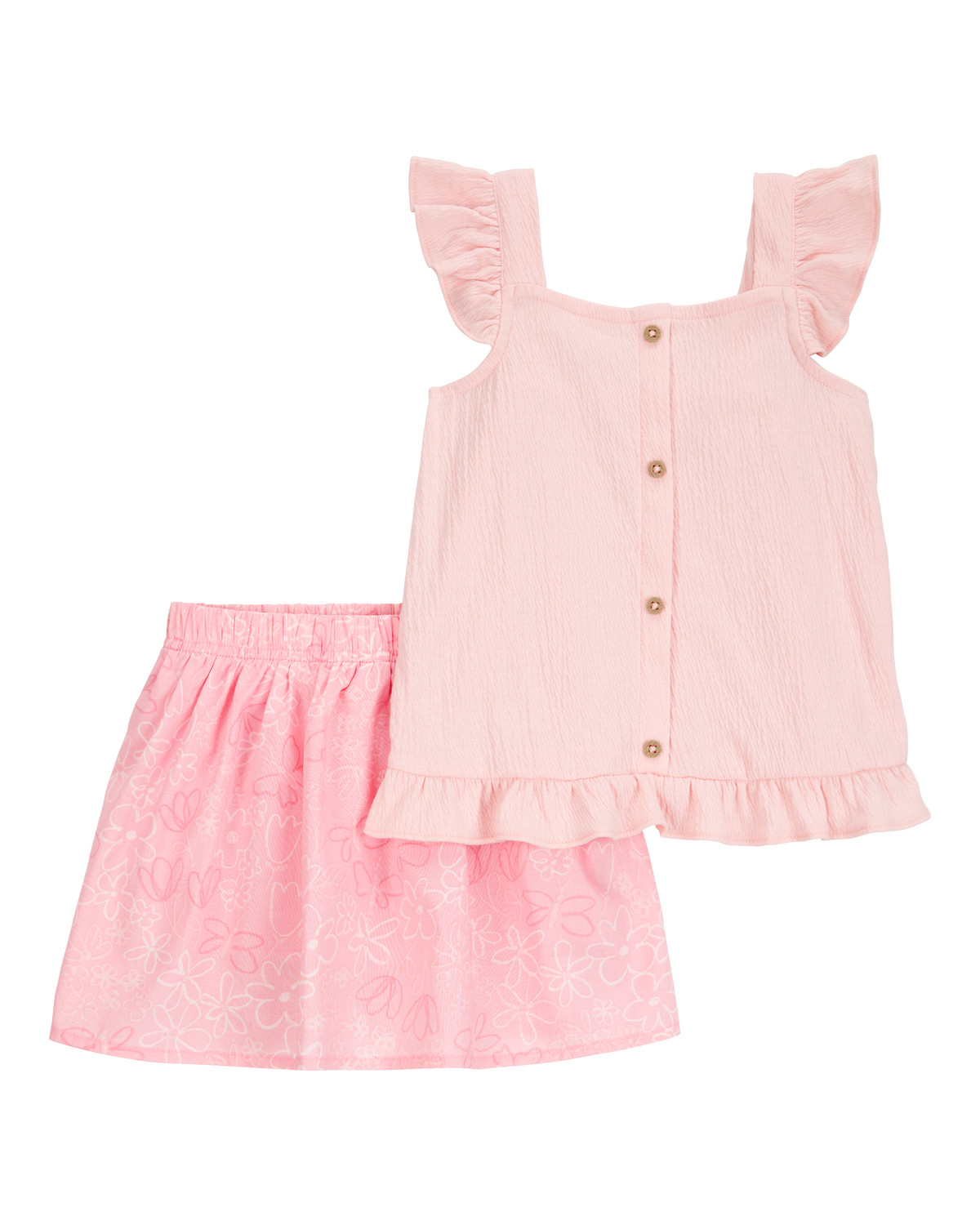 Toddler 2-Piece Print Skort Set - Pink | Carter's Inc