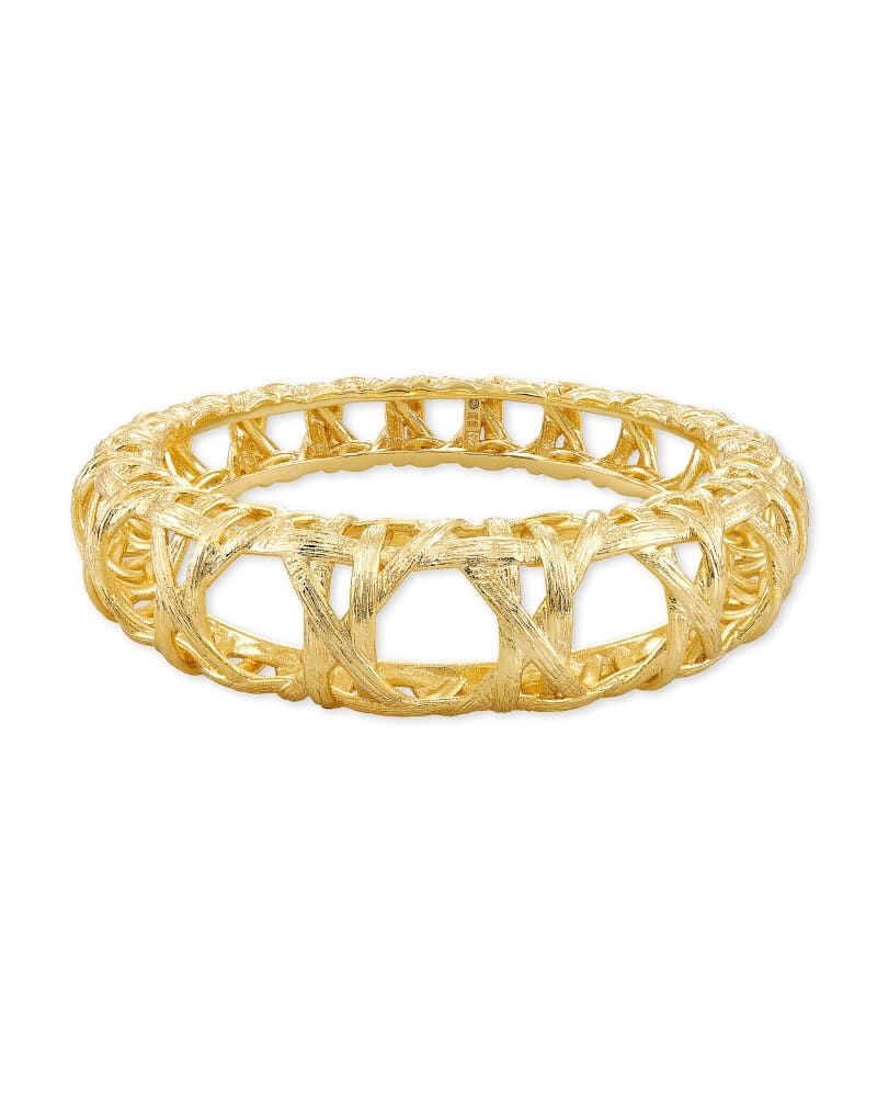 Natalie Bangle Bracelet in Gold | Kendra Scott