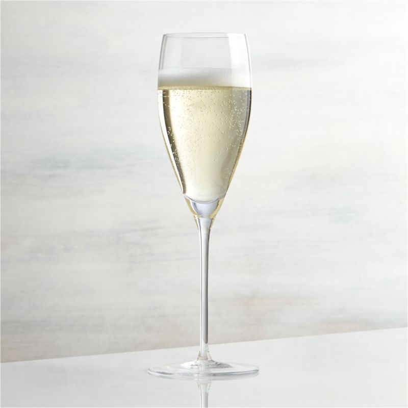 Vineyard Champagne Glass Flute + Reviews | Crate & Barrel | Crate & Barrel