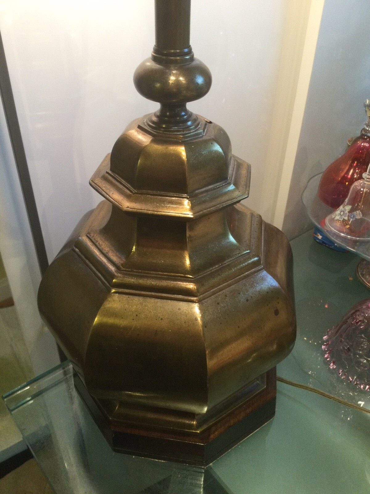 Vintage Asian Brass Ginger Jar Urn Lamp Hollywood Regency Mid-Century Dimmer | eBay US