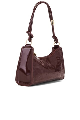 Knot Shoulder Bag in Burgundy | Revolve Clothing (Global)