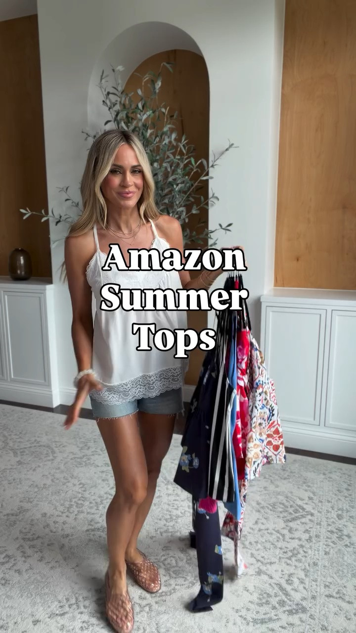 Cute casual summer tops to pair with jeans shorts or casual pants for summer! Love the bright colors, peplum hems and fun bow details

#summeroutfitinspo

#LTKgrwm #LTKootd #LTKSeasonal