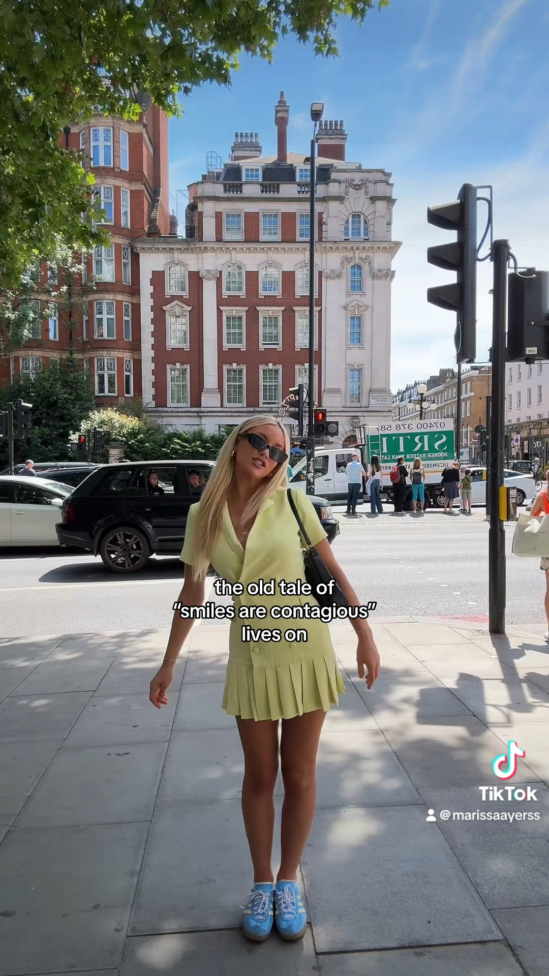 ugh obsessed with this dress. popped a blue shoe on & I think I have a crush on this color combo? 💛🩵💛🩵💛